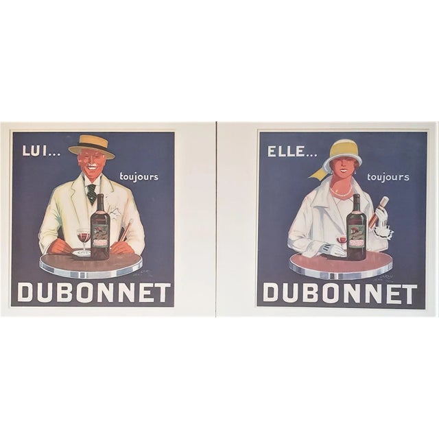 1924 Rair PAIR-Dubonnet Print-By Jean Carlu, Matted For Sale - Image 9 of 9