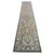 21st Century Turkish Sultanabad Master 3x14 Slate Blue, Ivory, & Tan Handmade Runner Rug #1144100 For Sale - Image 4 of 11