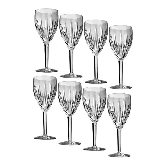 Waterford Stemmed Goblets Carina Pattern - Set of 8 For Sale
