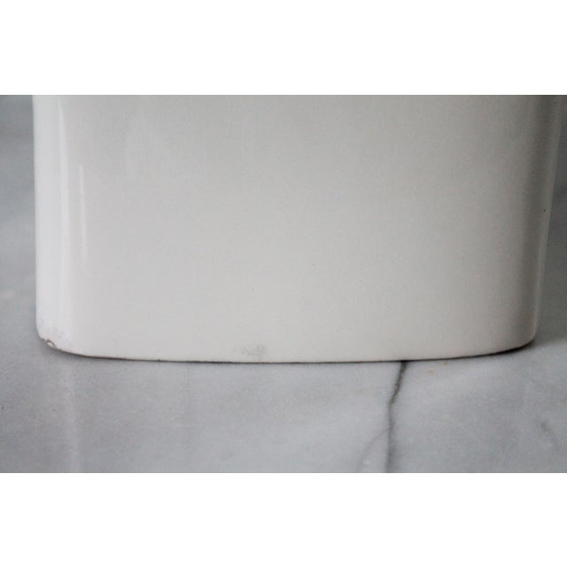 Vintage Tommy Hilfiger Ceramic Tissue Box Cover For Sale - Image 9 of 11
