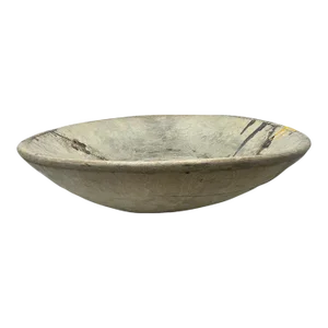 1970s Vintage Wooden Parat Bowl - Medium