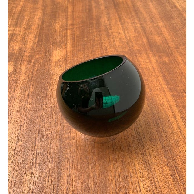 Metal Mid-Century German Space Age Glass Ball Bowl from Quist, 1960s, Set of 3 For Sale - Image 7 of 18