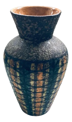 Vintage Art Ceramics Seta Vase attributed to Aldo Londi for Bitossi Raymor, Italy, 1960s