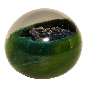 Milropa Art Glass Paperweight – Signed, 1977 – Limited Studio Work