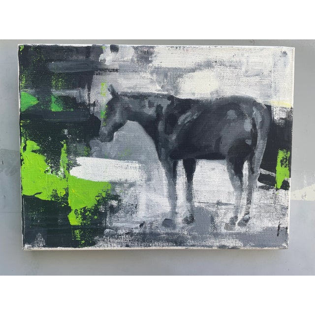 “Horse Afield” Expressive Painting by Joseph Christy For Sale - Image 4 of 6