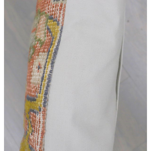Pillow made in a patchwork format from a 19th century Persian Sultanabad Rug 23'' x 23''