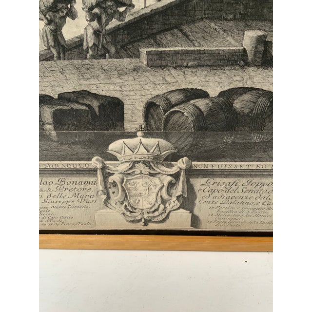 Paper Mid 18th Century Pair of Giuseppe Vasi Panoramic Prints of Rome. For Sale - Image 7 of 11