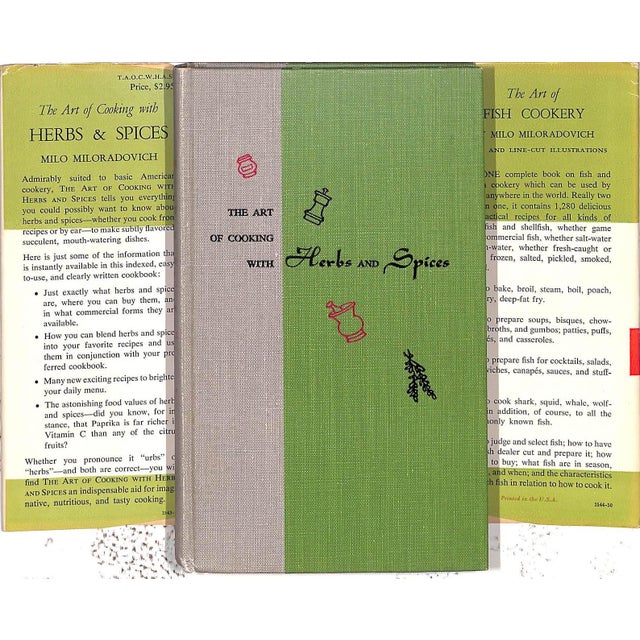 Traditional "The Art of Cooking With Herbs & Spices: A Handbook of Flavors and Savors" 1950 Miloradovich, Milo For Sale - Image 3 of 5