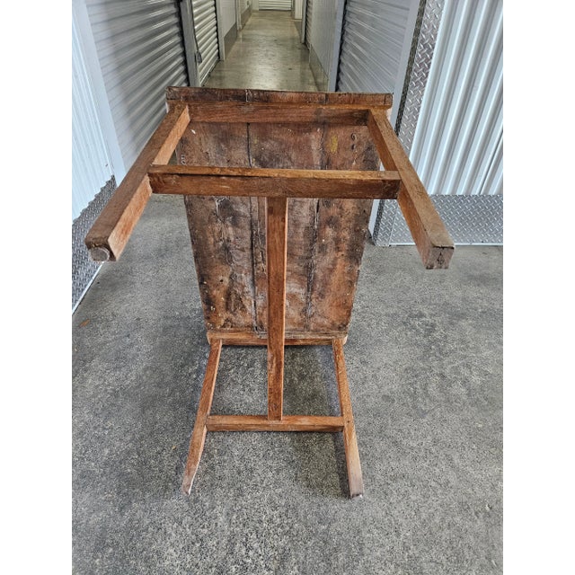 Brown 18th C Spanish Walnut Side Tabke For Sale - Image 8 of 10