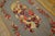 American 1940s Gray Floral Medallion Antique American Hooked Rug 3'3" X 5'5" Handknotted Wool Carpet For Sale - Image 3 of 5