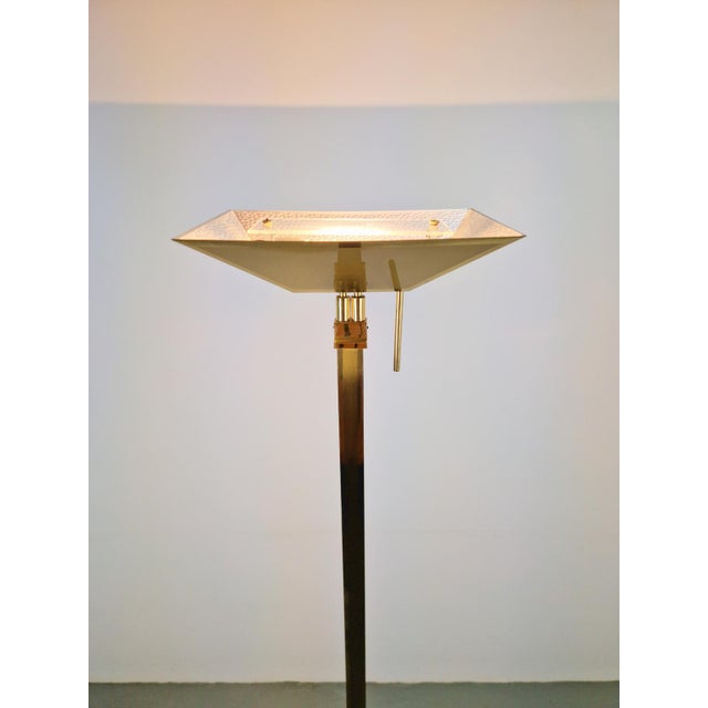 Vintage Brass Floor Lamp from Deknudt, 1970s For Sale - Image 11 of 17