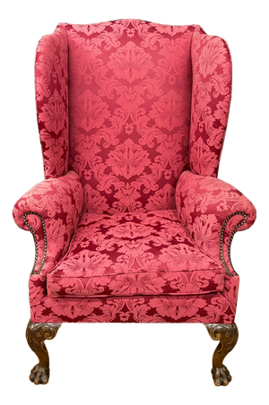 Antique Wing Chairs in Walnut, 1895