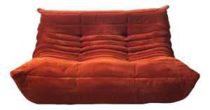 Amber Corduroy Togo 2-Seat Sofa by Michel Ducaroy for Ligne Roset