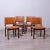 Wood Vintage Leather Chairs, 1970s, Set of 4 For Sale - Image 7 of 18