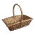 Vintage French Country Style Gathering Basket For Sale