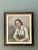 Vintage Distressed Portrait of Woman in Gilt Frame For Sale In West Palm - Image 6 of 12
