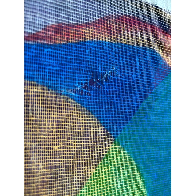 Isa Di Battista Gorini, Abstract Composition, 1980s, Paint on Canvas For Sale - Image 6 of 7