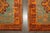 Street Art Set of Antique Turkish Oushak Small Square Rugs - 3' x 3'2" For Sale - Image 3 of 12