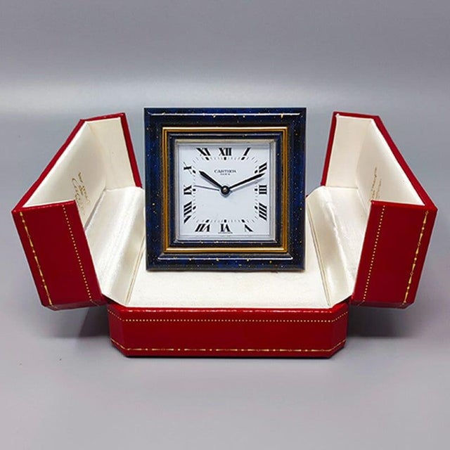 Vintage Pendulette Alarm Clock from Cartier, 1980s For Sale - Image 7 of 11