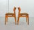 Set of four mid-century design dining chairs by Erik Buch, Denmark, 1960s.The elegant teak wooden frame is upholstered...