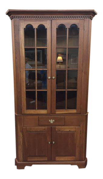 Vintage Used Corner Display Cabinets For Sale Chairish