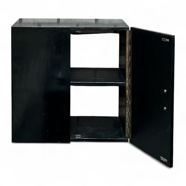 Vintage Black Cabinets by Wim Den Boon, 1950s, Set of 2 For Sale - Image 11 of 14