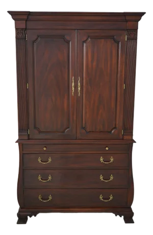 Henkel Harris Model 185 Mahogany Bedroom Armoire
