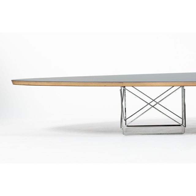 Eames Surfboard Etr Coffee Table for Herman Miller, Black Mid Century Modern Table For Sale - Image 10 of 14