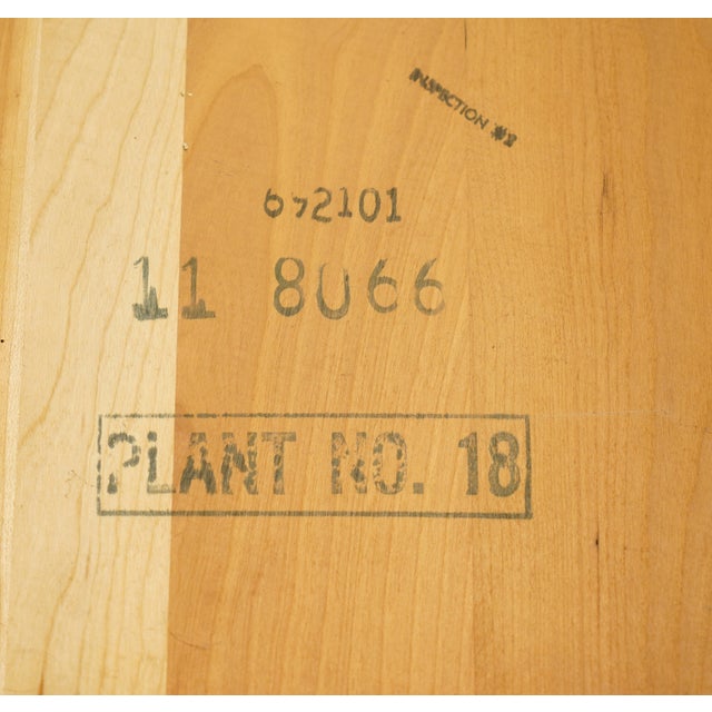 Ethan Allen Georgian Court Solid Cherry 26" Octagonal Tiered Accent End Table 11-8066 For Sale - Image 10 of 10