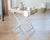 Boho Chic Artifacts Rattan Butler Tray Table in White Wash - 25.5" For Sale - Image 3 of 10