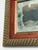 Dove Gray Early 20th Century Miniature Ship at Sea Oil Painting For Sale - Image 8 of 9