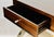 Late 20th Century Late 20th Century Phyllis Morris Style Macassar Ebony & Polished Metal X-Base Side Table For Sale - Image 5 of 11