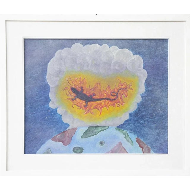 Igne nitrum roris invenitur is an original oil painting on canvas, realized by the Italian emerging artist Mirtilla...