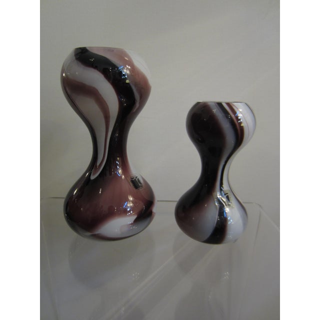 1970s Murano Glass Table Lamp and Vases by Carlo Moretti, 1960s, Set of 3 For Sale - Image 5 of 8