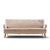 Jens Risom for Knoll Model 37 Mid Century Sofa This sofa measures: 76.5 wide x 34 deep x 31 inches high, with a seat...