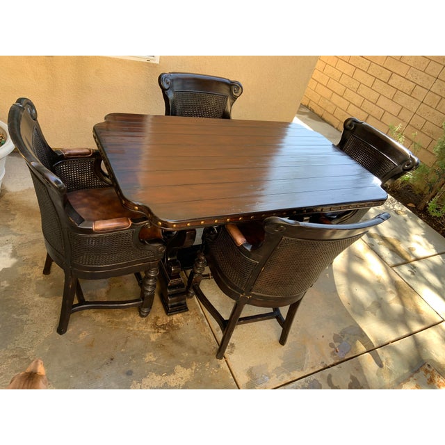 Tommy Bahama Kingstown Sienna Bistro Dining Table & 4 Chairs Chairish