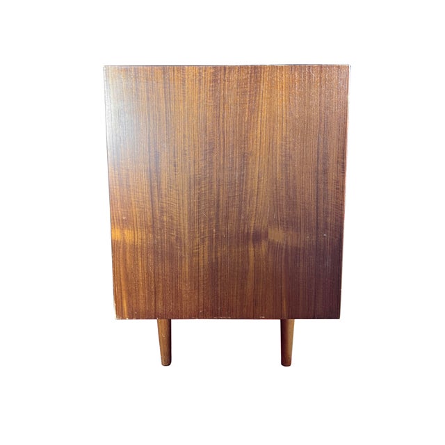 Wood (Attributed/Styled After) Svend Aage Larsen for Faarup Møbelfabrik Mid Century Danish Teak Tambour Door Credenza For Sale - Image 7 of 12