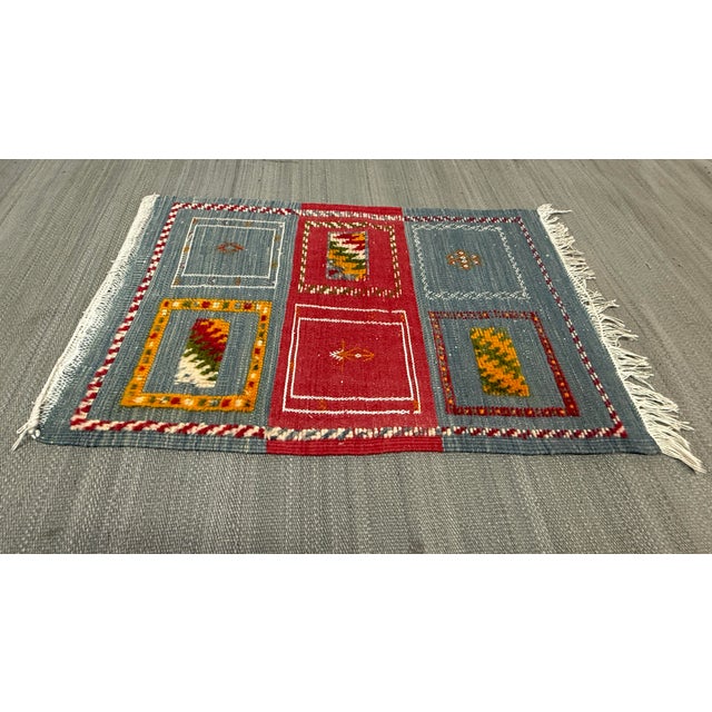 2ft × 3ft 5in Handwoven Moroccan Berber Area Rug For Sale - Image 4 of 12