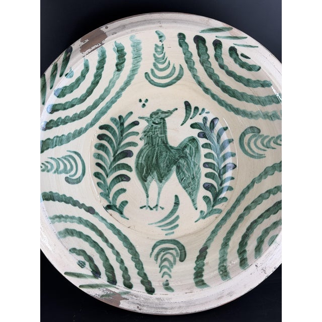 Large Fajalauza Ceramic Bowl, Lebrillo, Spain For Sale - Image 4 of 8