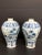 Ceramic Vintage Chinese Art Porcelain Blue & White Vase- a Pair For Sale - Image 7 of 11