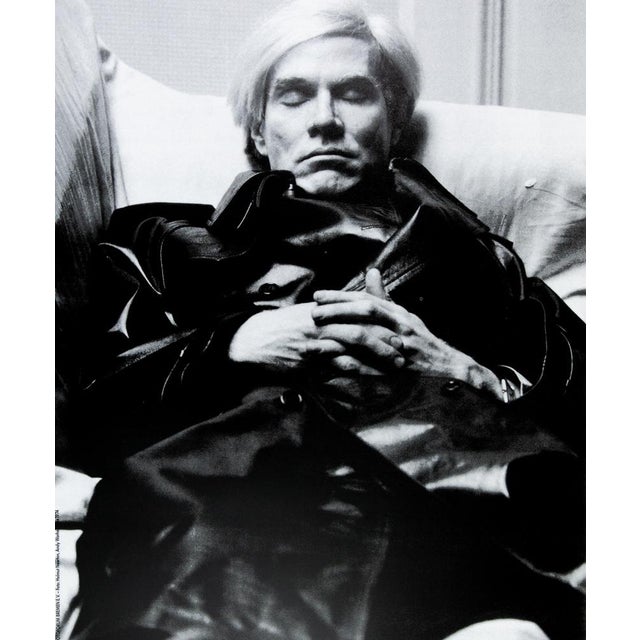 Helmut Newton (1920-2004) Andy Warhol Original Poster On poster paper, 59 × 84 cm (approx. 23 × 33 inches) Excellent...