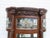 Late 1800s Large Tall Tiger Oak Leaded Stain Glass Curio Cabinet Cupboard 6573 For Sale - Image 11 of 18