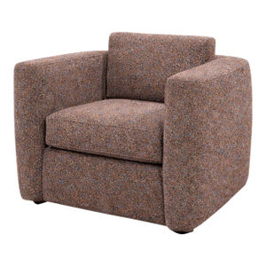 Swivel Chair in Performance Tweed