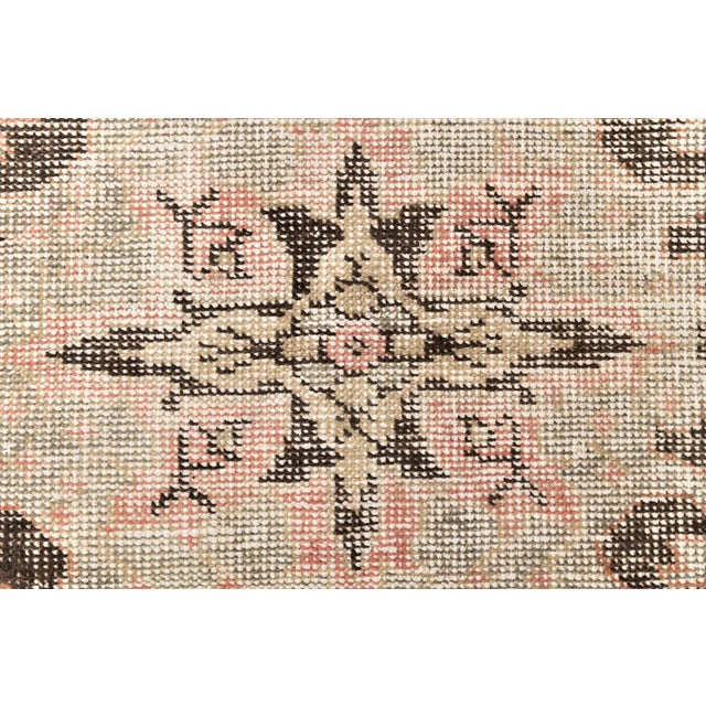 Vintage Cotton and Wool Rug For Sale - Image 6 of 11