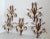 Italian Gilt Tole Wall Sconces with Wheat Sheaf, 1950s, Set of 5 For Sale - Image 13 of 18