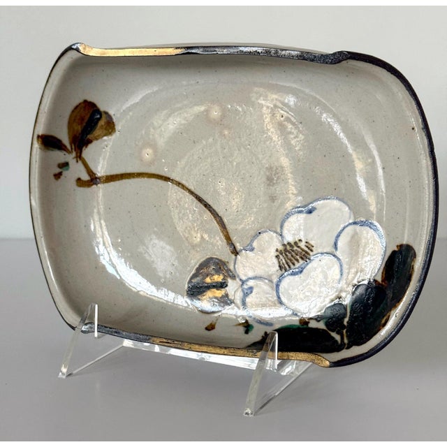Japanese Ceramic Bowl Makuzu Kozan with Original Inscribed Box For Sale - Image 14 of 15
