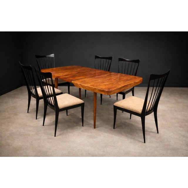 Wood 3 in 1 Extendable Dining Table in Caviuna Wood by Carlo Hauner & Martin Eisler, Brazil, 1950s - Lot 18 For Sale - Image 7 of 15