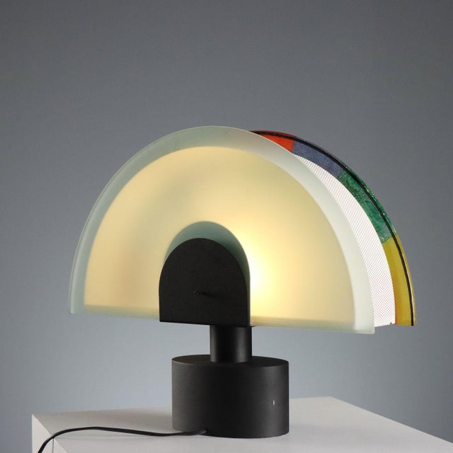 Vintage Murano Glass Table Lamp, 1980s For Sale - Image 10 of 12