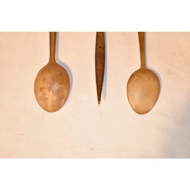 Set of Three 19th Century Horn Spoons For Sale - Image 4 of 6