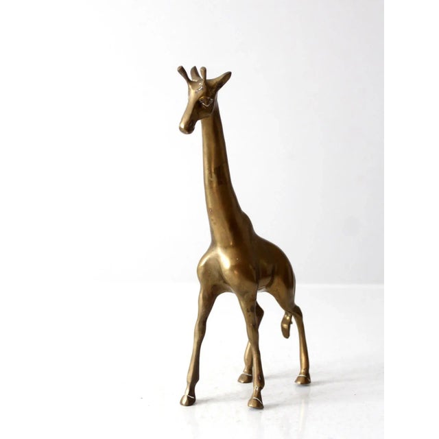 Mid Century Brass Giraffe For Sale - Image 13 of 13